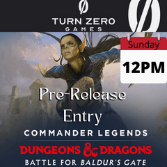 Commander Legends: Battle for Baldur's Gate Pre-Release - Sunday 12PM